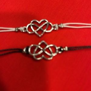 Pair of New Delicate Light Metal Bracelets